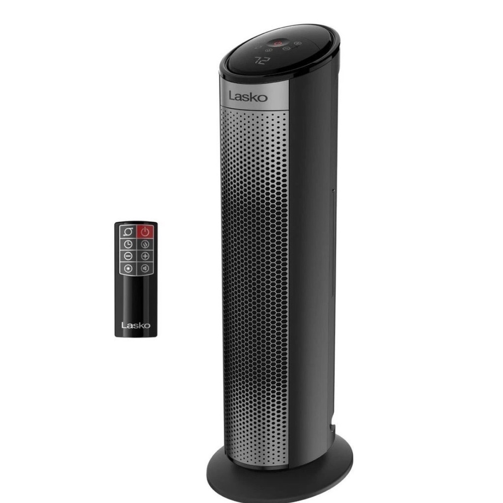 Lasko 22" CT22498 Elite Collection Digital Ceramic Tower Space Heater AUTO Eco